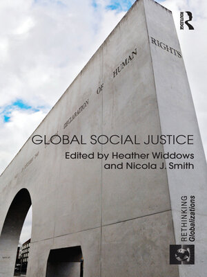 cover image of Global Social Justice